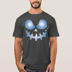 Camiseta Jack O Lantern cara de calabaza tallada de miedo H