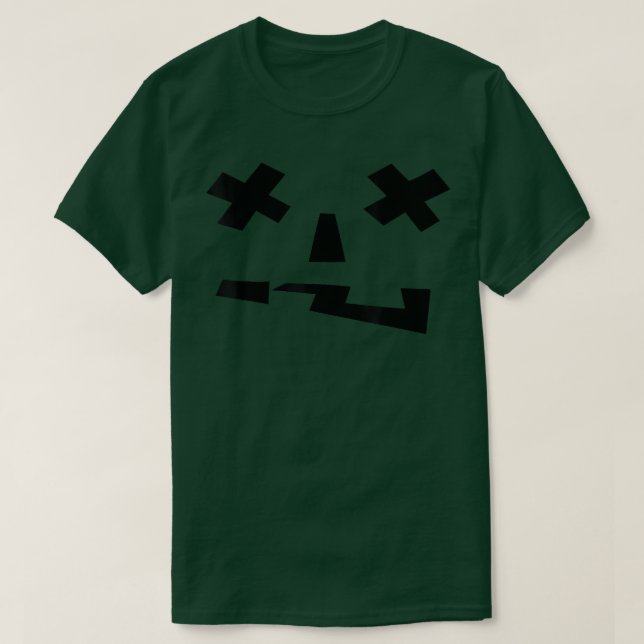 Camiseta Jack O Lantern Costume Scary Pumpkin Face Hallowee (Diseño del anverso)