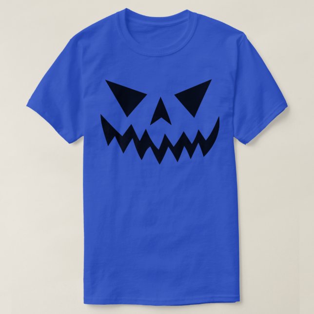 Camiseta Jack O Lantern disstume calabaza temerosa cara Hal (Diseño del anverso)