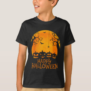 Camiseta Jack O Lantern Face Happy Halloween