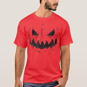Camiseta Jack O Lantern Face Pumpkin Eyelashes Halloween Co