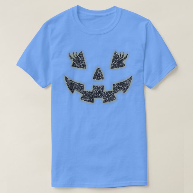 Camiseta Jack O Lantern Face Pumpkin Eyelashes Halloween Co (Diseño del anverso)