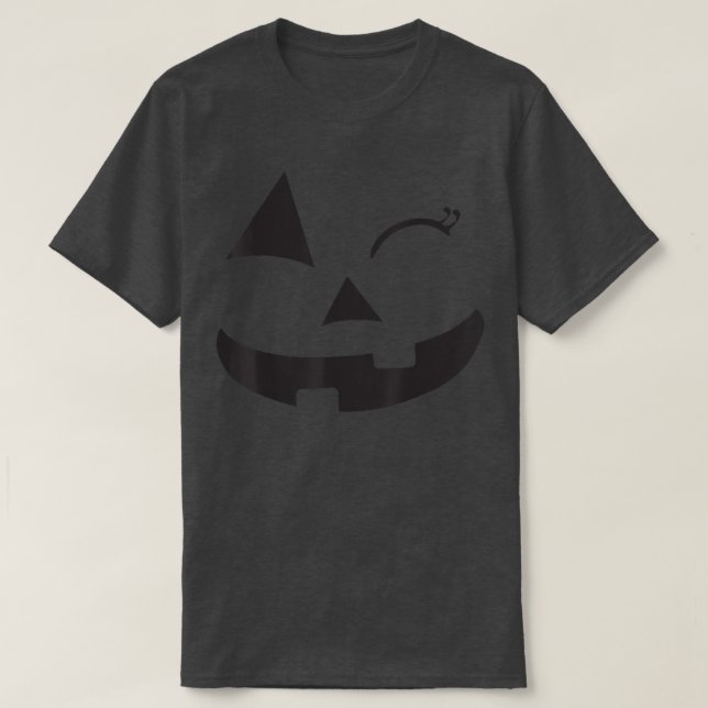 Camiseta Jack O Lantern Face Pumpkin Eyelashes Halloween Co (Diseño del anverso)