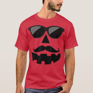 Camiseta Jack O Lantern Face Pumpkin Eyelashes Halloween Co