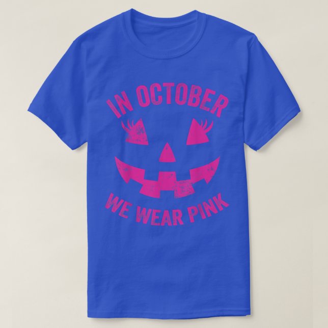Camiseta Jack O Lantern Face Pumpkin Hallowen Leopard Print (Diseño del anverso)