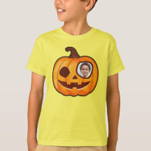 Jack o lantern foto del personalizado mono calabaz