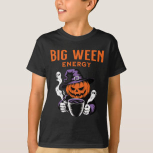 Camiseta Jack-o-lantern Halloween Big Ween Energy For Coffe