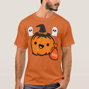 Camiseta Jack O Lantern Halloween Trick o Treta Bag Fun Pu