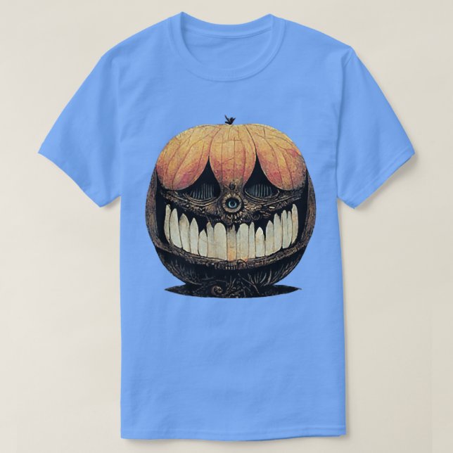 Camiseta Jack O' Lantern Manga Horror Style (Diseño del anverso)