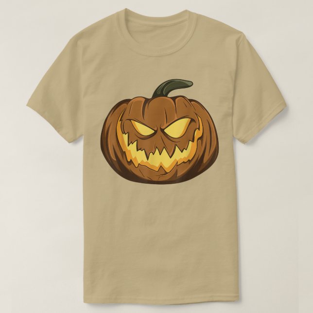 Camiseta Jack o Lantern Pumpkin Boys, Girls, Men, Women Hal (Diseño del anverso)