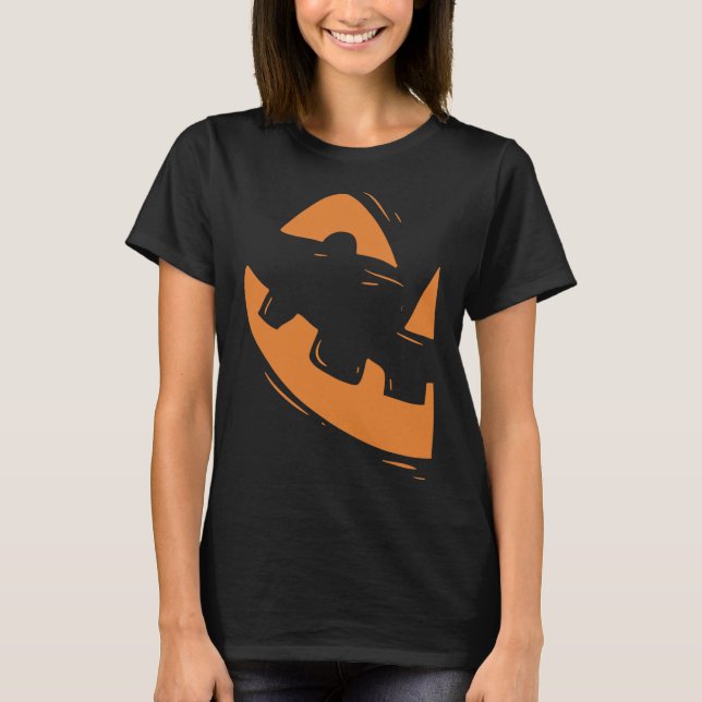 Camiseta Jack-O-Lantern Pumpkin Face Halloween Matching Co (Anverso)