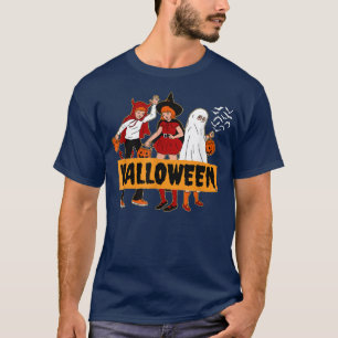 Camiseta Jack O Lantern Scary Cara de calabaza tallada1259