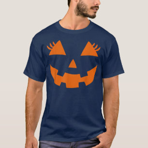 Camiseta Jack O Lantern Scary Cared de calabaza tallada Hal