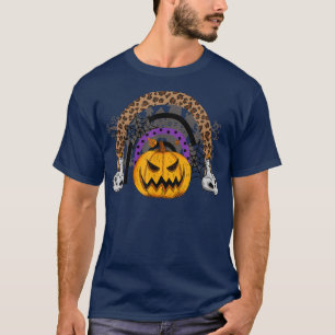 Camiseta Jack O Lantern Scary Cared de calabaza tallada Hal