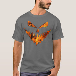 Camiseta Jack O Lantern Scary Carved Pumpkin Face Halloween