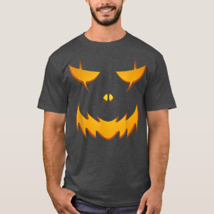 Camiseta Jack O Lantern Scary Carved Pumpkin Face Halloween