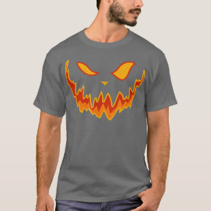 Camiseta Jack O Lantern Scary Carved Pumpkin Face Halloween