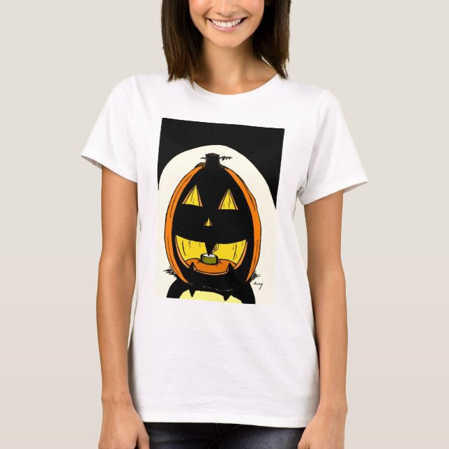 Camiseta Jack o' Lantern Spaghetti Tank (Anverso)