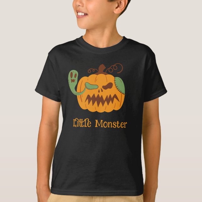 Camiseta Jack-o'-Lantern y Bones hablaban de Halloween (Anverso)