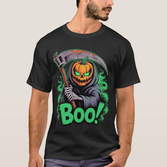 Camiseta Jack-O-Reaper Halloween (Anverso)