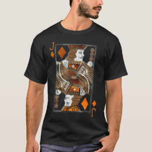 Camiseta Jack Of Diamonds Jugando Con Tarjeta Tee T Shirt H