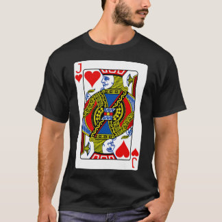 Camiseta Jack Of Hearts Jugando Tarjeta Vestido De San Vale