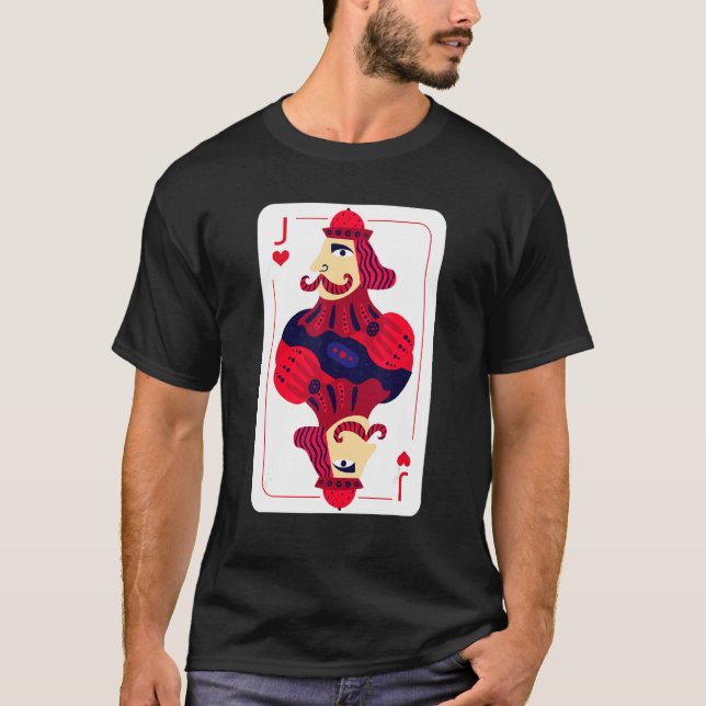 Camiseta Jack Of Hearts Vestimenta Las Cartas De Halloween (Anverso)
