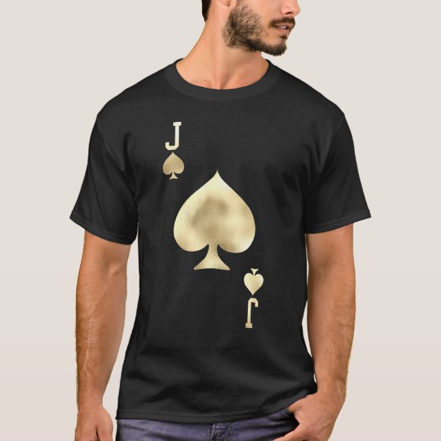Camiseta Jack Of Spades - Jugando disfraz de Halloween con  (Anverso)
