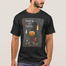 Jack O'lantern está haciendo 'truco o trato'
