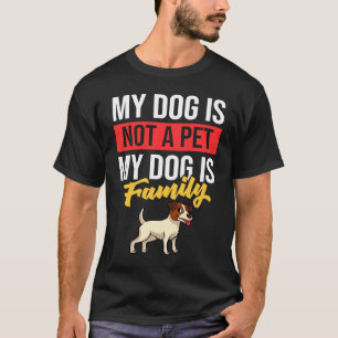Camiseta Jack Parson Russell Terrier Dog Cachorros Dueños A