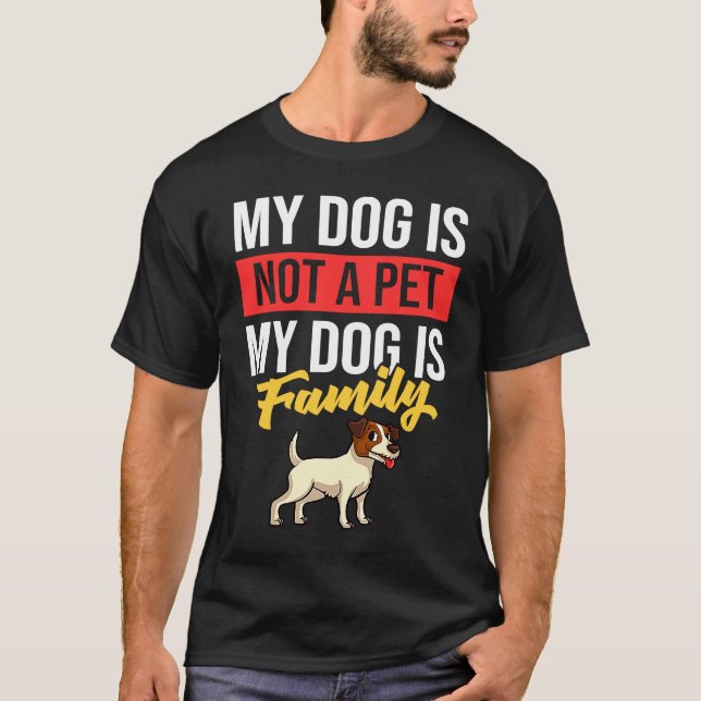 Camiseta Jack Parson Russell Terrier Dog Puppies Owner Love (Anverso)