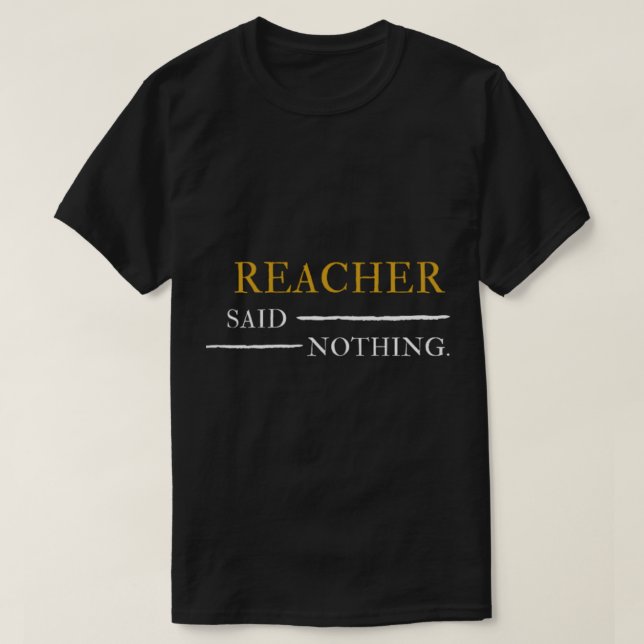 Camiseta Jack Reacher (2) (Diseño del anverso)