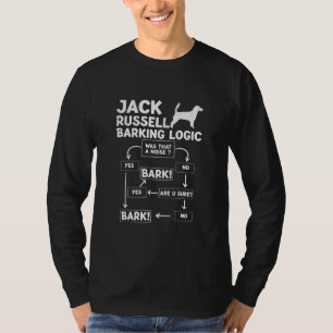 Camiseta Jack Russell, amante de la lógica de los perros