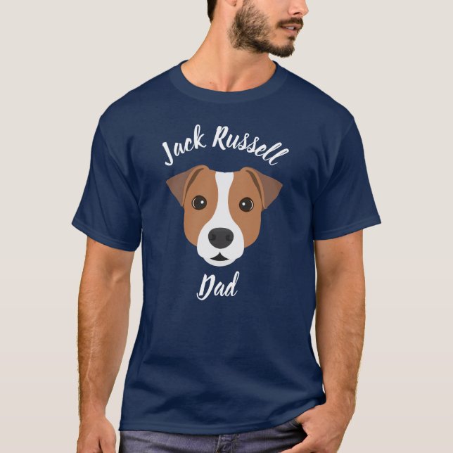 Camiseta Jack Russell Dad (Anverso)