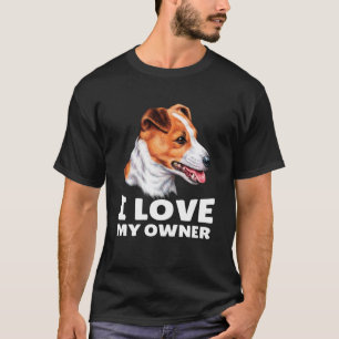 Camiseta Jack Russell Dueño De Perro Amo A Mi Propietario J