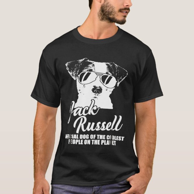 Camiseta Jack Russell, Perro Oficial De Los Más Coolados (Anverso)