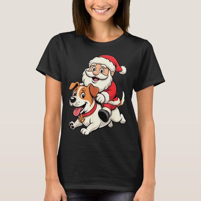 Camiseta Jack Russell Terrier Dog Lover Kids Men Women Chri (Anverso)