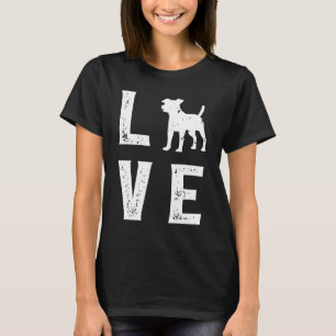 Camiseta Jack Russell Terrier Love
