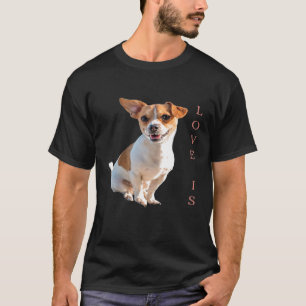 Camiseta Jack Russell Terrier Mamá Papá Mujeres Ho