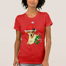 Camiseta Jack Russell Terrier Navidades Merry