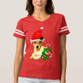 Camiseta Jack Russell Terrier Navidades Merry