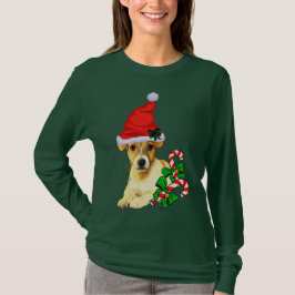 Camiseta Jack Russell Terrier Navidades Merry