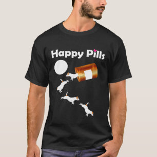 Camiseta Jack Russell Terrier Pills T Shirt Funny Dog Lover