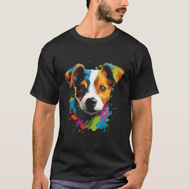 Camiseta Jack Russell Terrier Puppy Dog (Anverso)