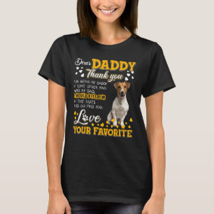 Camiseta Jack Russell Terrier Querido Papá Gracias Por Veni