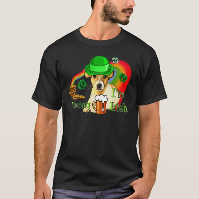 Camiseta Jack Russell Terrier St Patricks (Anverso)
