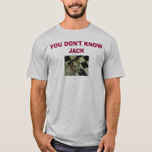Camiseta Jack Russell Terrier, USTED NO CONOCE JACK