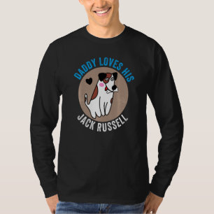 Camiseta Jack Russells Terrier perro lindo papá vintage pap