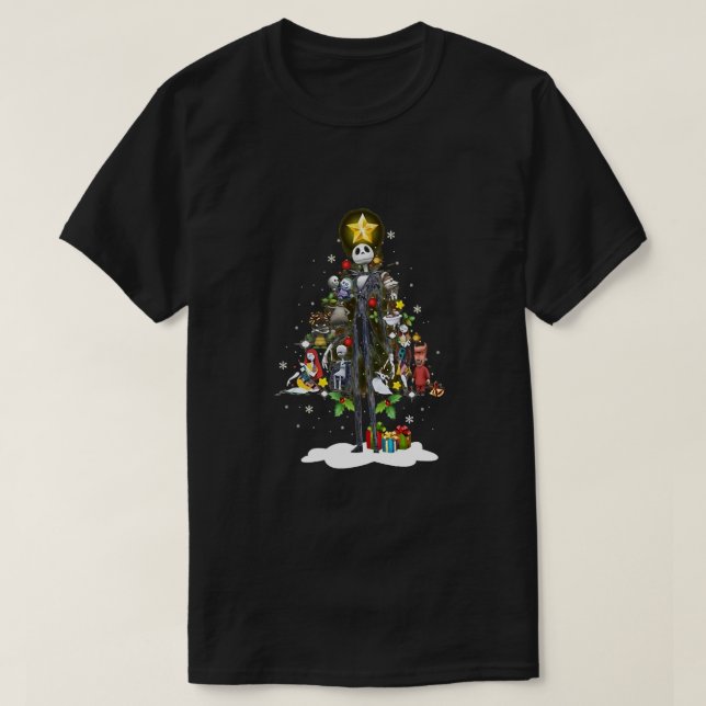 Camiseta Jack Skellington Ama La Pesadilla Antes De La Navi (Diseño del anverso)