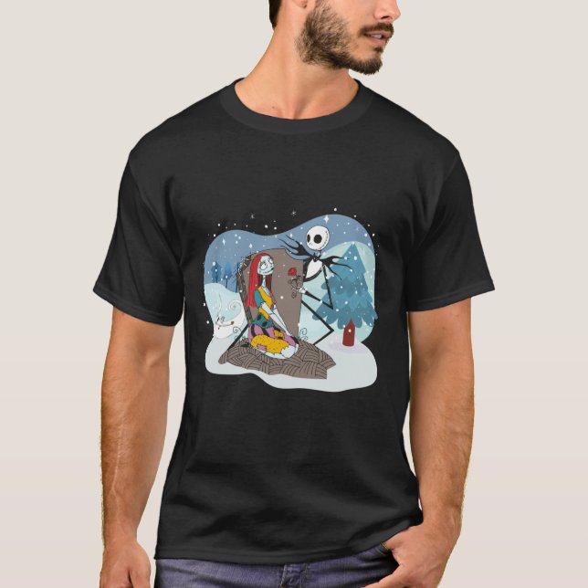 Camiseta Jack Skellington y Sally The Nightmare Before C (Anverso)